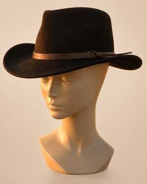 Scala Classico Authentic Dorfman Pacific Company 100% Wool Outback Hat Large